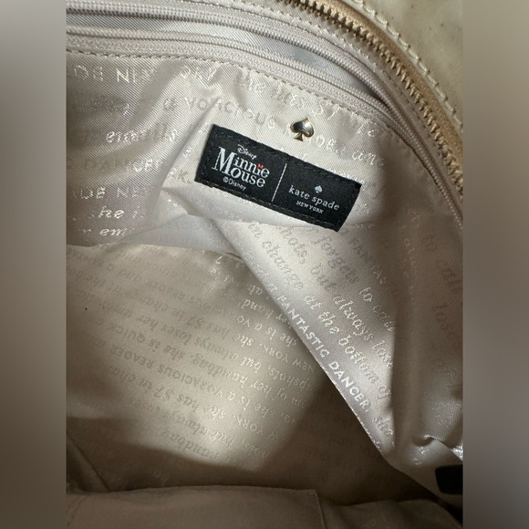 New Kate Spade Minnie Mouse Francis Tote - Picture 8 of 10